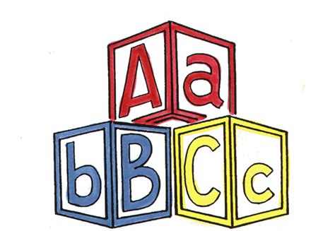 Abc Blocks Drawing Free Download On Clipartmag