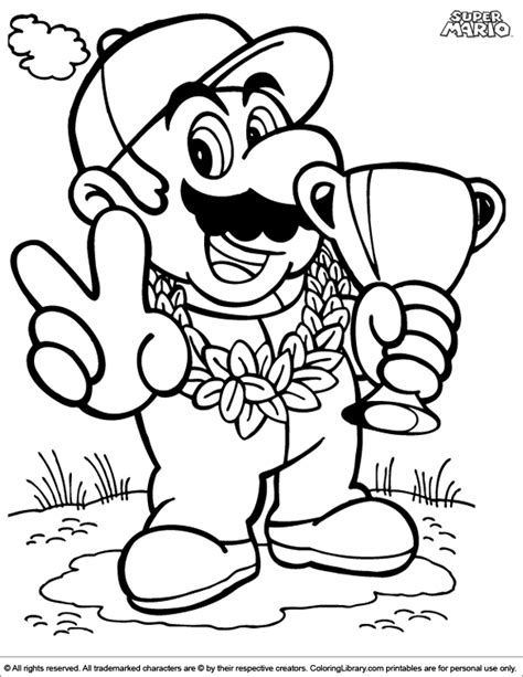 Coloring Pages Mario Coloring Pages Free And Printable Super Mario