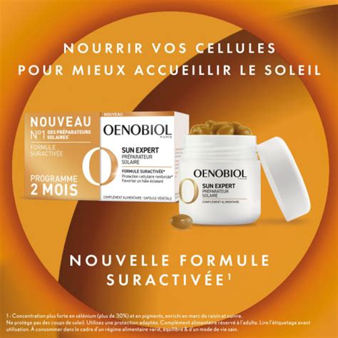 Oenobiol Sun Expert 60 Capsules Prépare Et Sublime Le Bronzage