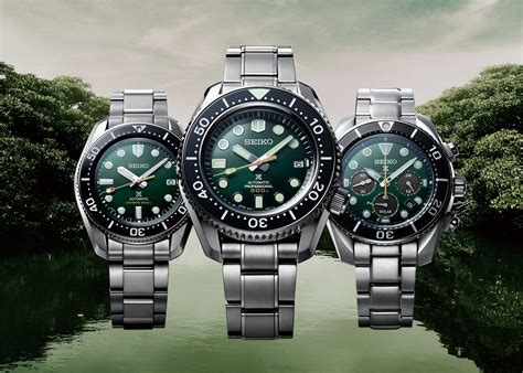 Seiko Unveils The Forest Green Prospex Anniversary Divers Sjx Watches