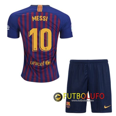 Nueva Camiseta Fc Barcelona 10 Messi Niños 1 Equipacion 201819 Tailandia