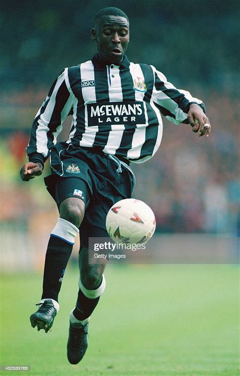 Newcastle Forward Andy Cole In Action During The Fa Premier League