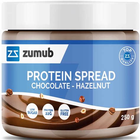 Zumub Protein Spread 250g Flavor Chocolate Hazelnut Overfit Equipamentos E Serviços Fitness