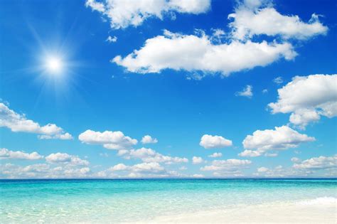 Support us by sharing the content, upvoting wallpapers on the page or sending your own background. Beach blue sky wallpaper | AllWallpaper.in #11755 | PC | en