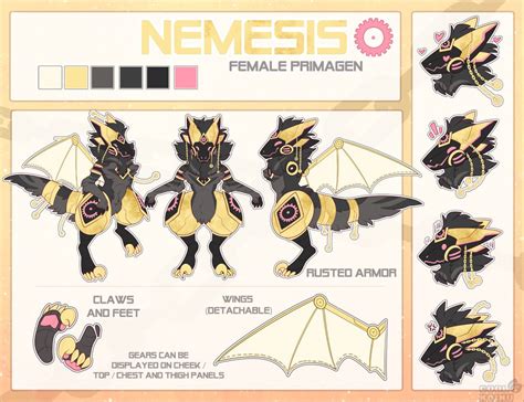 Primagen Nemesis Ref Sheet By Malice Risu Furry Art Anime Furry Furry