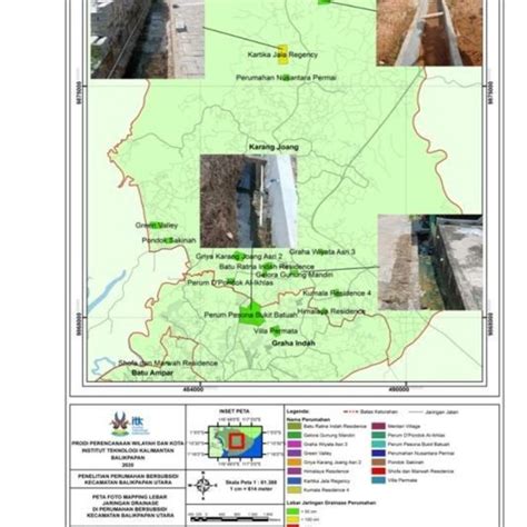Map Of Drainage Infrastructure Download Scientific Diagram