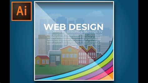 Adobe Illustrator Tutorial How To Make A Web Design Beginners