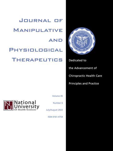 Home Page Journal Of Manipulative And Physiological Therapeutics