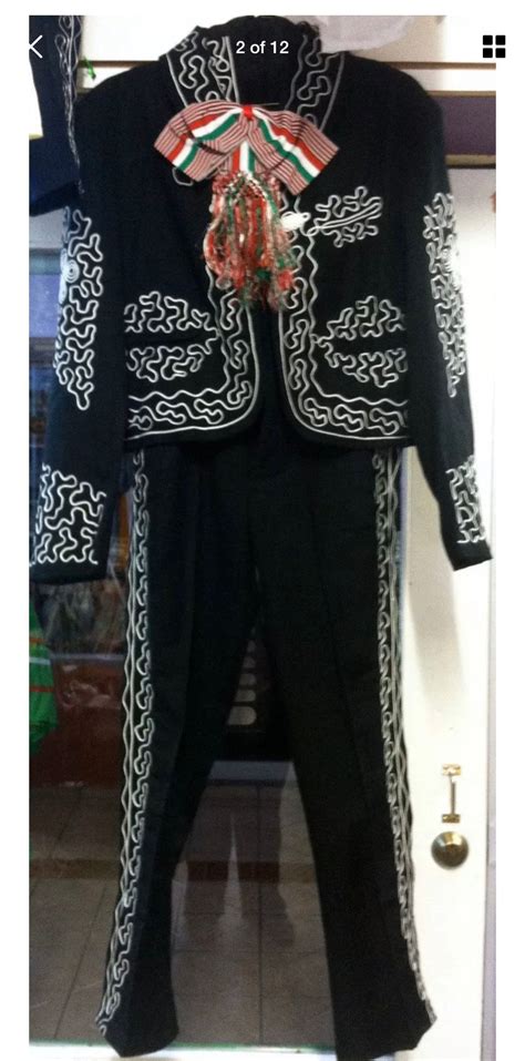 Mens Mariachi Charro Suit Set Mexico Folklorico 5 De Mayo Etsy