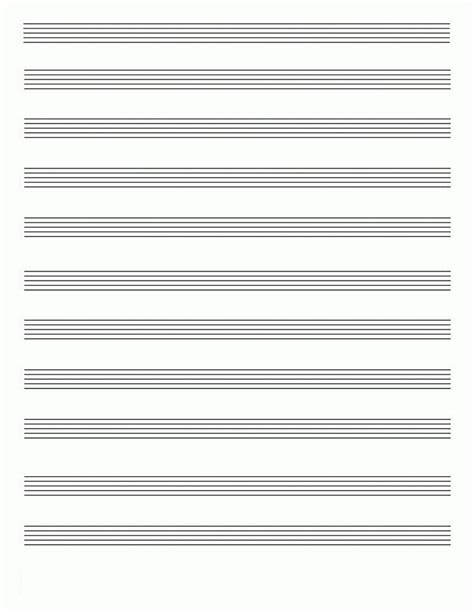 Free Printable Music Manuscript Paper Discover The Beauty Of