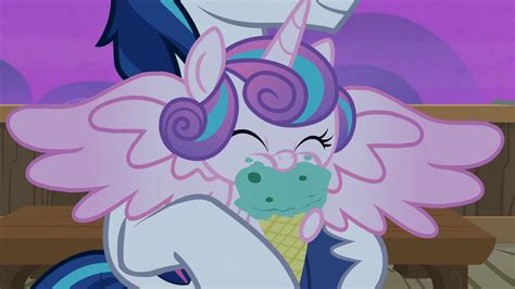 Image Flurry Heart Happily Eating Ice Cream S7e22png My Little