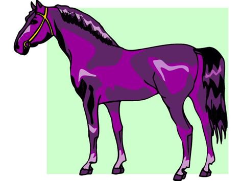 Purple Horse Clipart Clip Art Library