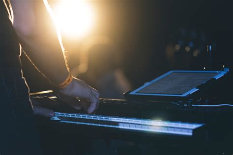 Free Images Music Light Keyboard Piano Darkness Blue Musician