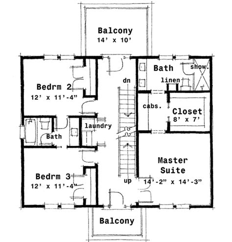 Center Hall Colonial House Plan 44045td Architectural Designs