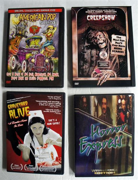 Four Dvd Creepshow Horror Movies