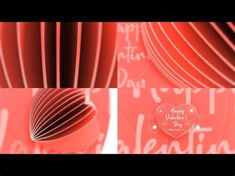 Valentine Love | After Effects template - YouTube