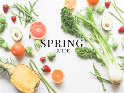 Spring Season Produce Guide Live Simply Natural