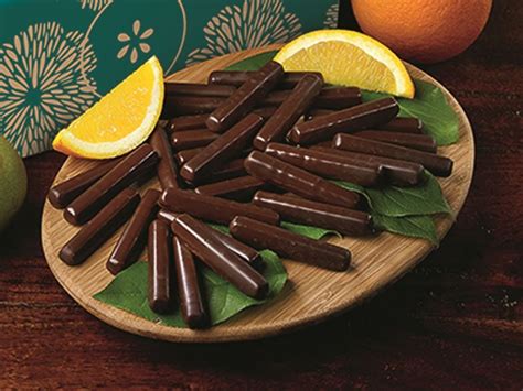 Dark Chocolate Orange Sticks Pittman And Davis