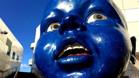 Whats Up With That Big Blue Baby In Hamilton