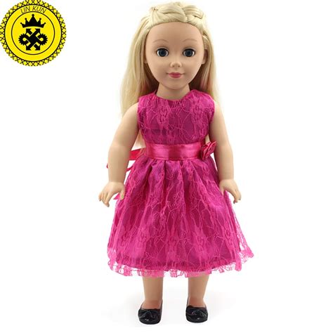 18 Inch Girl Doll Clothes Rose Princess Dress Doll Clothes For 18 Inches Girl Doll Princess Girl