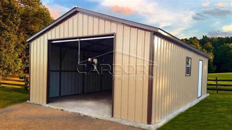 One Car Metal Garages For Sale Online Best Choice For Single Car