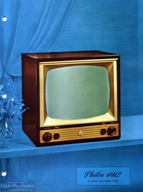 50 Vintage Television Sets From The 1950s Wonders Of The World In Black And White Click Americana