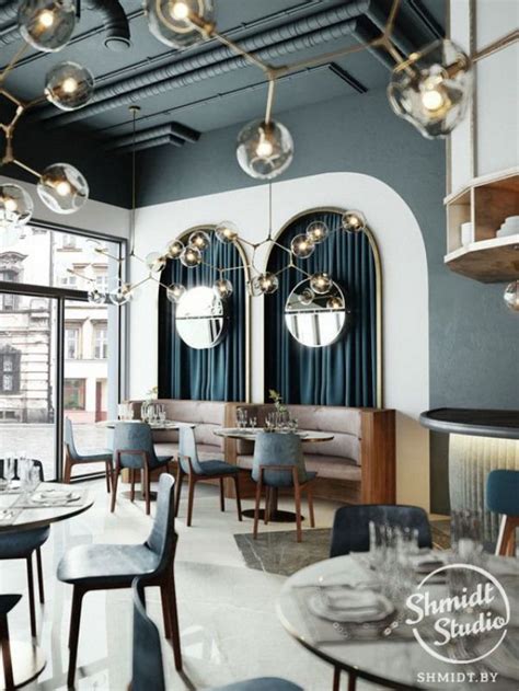 Interior Cafe On Behance Furnituredesigns Cafe Interior Design Cafe