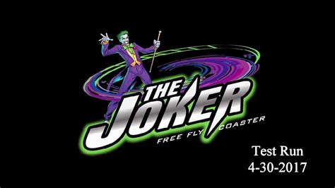 The Joker Test Run 4 30 17 Six Flags Great America Youtube