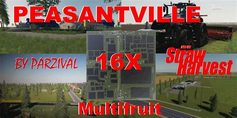 Peasantville 2 16x Production Multifruit V22 Fs19 Farming Simulator