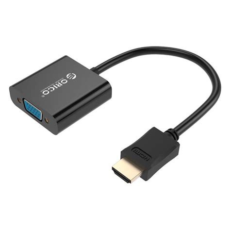 Your video signals can be adapted in both direction between vga and hdmi, but it is useful to know about the different limitations and cost differences that come with each connection. Orico HDMI A to VGA Adapter - Full HD - Gold-Plated - 17 ...