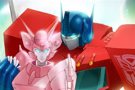 Optimus Prime And Elita One By Yhykurama On DeviantArt