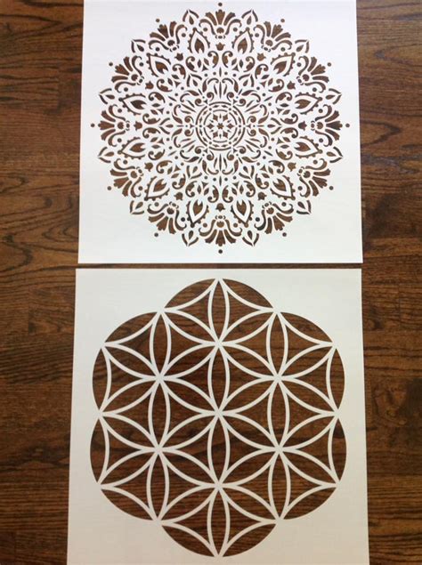 Printable Geometric Stencil Patterns