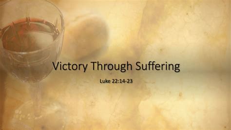 Victory Through Suffering Perdido Bay Baptist Church