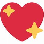 Emoji Heart Emojis Sparkling Twemoji Svg Bi
