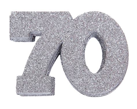 70th Birthday Confetti 70th Anniversary Confetti Seventieth