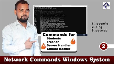 Basic Network Commands Windows System Part 2 By Hari Sir Youtube