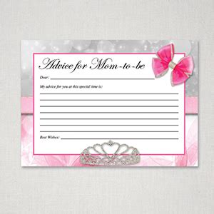 Our free baby shower card templates aren't just limited to creating invites. Free Printable Baby Shower Advice Cards