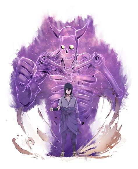 Sasuke Uchiha Susanoo Vs Naruto