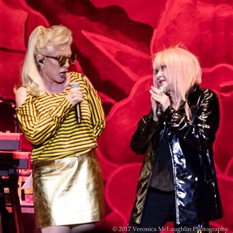 Deb And Cyndi Lauper Auckland 2017 Blondie Debbie Harry Deborah