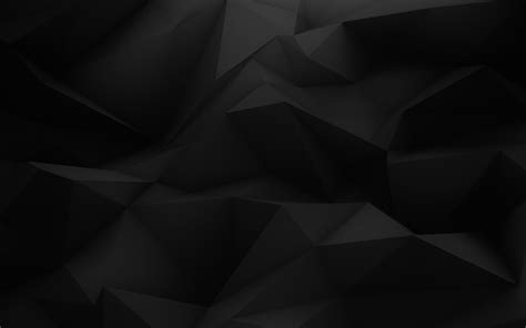 3840x2400 Dark Abstract Black Low Poly 4k Hd 4k Wallpapers Images