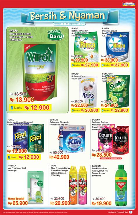 Katalog promo transmart carrefour minggu ini periode : Katalog Promo Harga Indomaret Minggu Ini 5 - 11 September ...