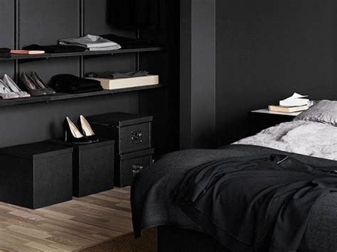 Interior Design Black On Black Dark Bedrooms Black Bedroom Design