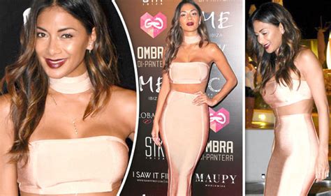 Nicole Scherzinger Puts On Busty Display In Skintight Nude Crop Top And Curve Hugging Maxi
