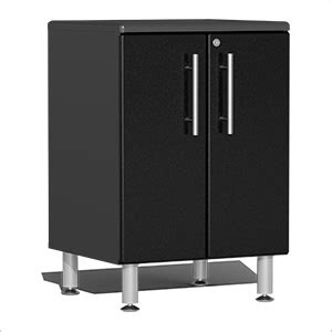 Could you imagine a kitchen without cabinets? Ulti-MATE UG21002B | Black 2-Door Base Garage Cabinet
