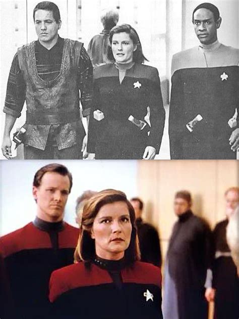 Unused Janeway Hairstyle First Voy Ep Fandom Star Trek Star Trek