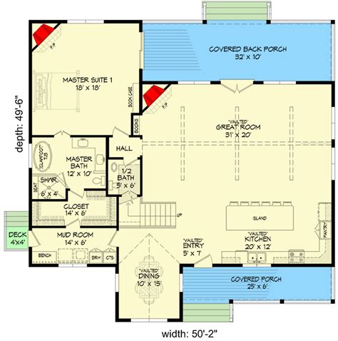 Plan 68755vr Mountain Country Home Plan With 2 Master Suites And 2
