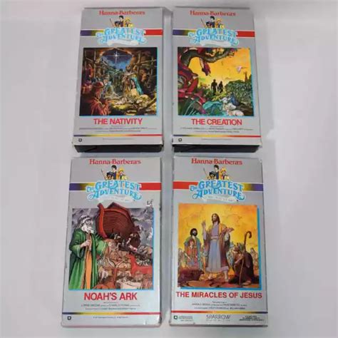 Hanna Barberas The Greatest Adventure Stories From The Bible Vhs Tapes