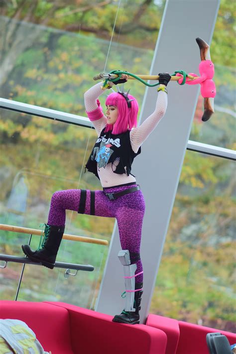 Made A Power Chord Cosplay With A Flamingo Pickaxe That I Wanted To