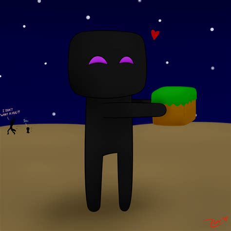 Enderman Block Love By Redwire99 On Deviantart