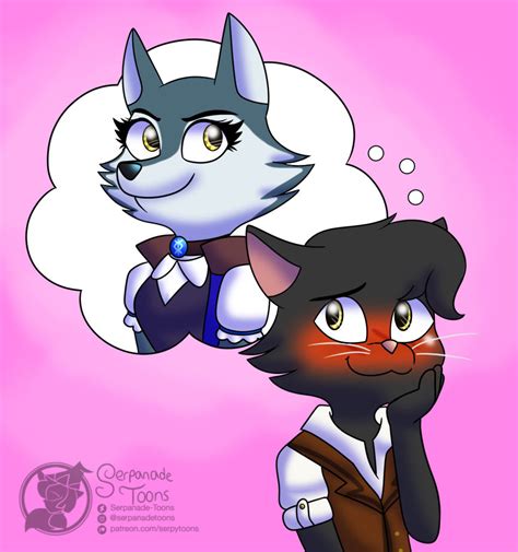 Such A Cute Wolf Girl Collab By Serpanade Toons On Deviantart